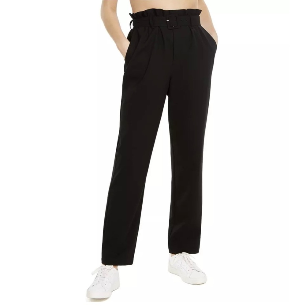 Danielle Bernstein For Macy’s “WeWoreWhat” Paperbag Waist Black Pants XL NWT